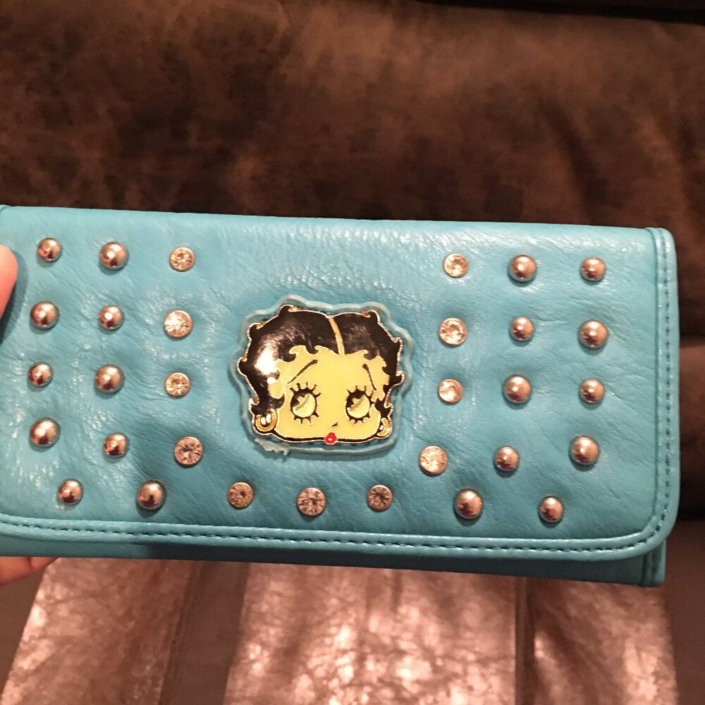 Betty Boop Aqua Wallet - New Last One